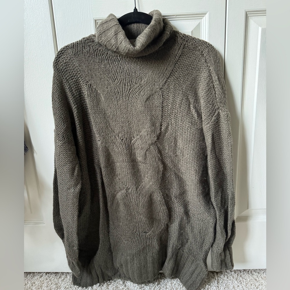 Aerie Long Cowlneck Sweater